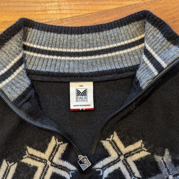 DALE OF NORWAY sweater for the Norwegian Olympic team XXL MERINO WOOL - Picture 2 of 8